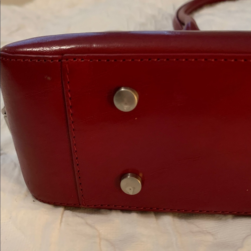 HOBO International red small shoulder bag Y2K leather classic - Picture 3 of 15
